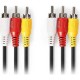 3RCA-3RCA CABLE NEDIS CVGP24300BK15 1.5m